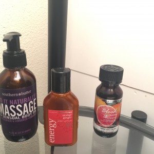 Massage Oils and Lotions