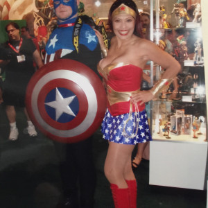 Cumisha Amado With Captain America
