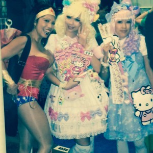 Cumisha Amado with Hello Kitty Girls