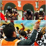 In Italian Town, It�s Time to Pelt the Neighbors