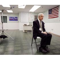 Ron Paul at a campaign event.