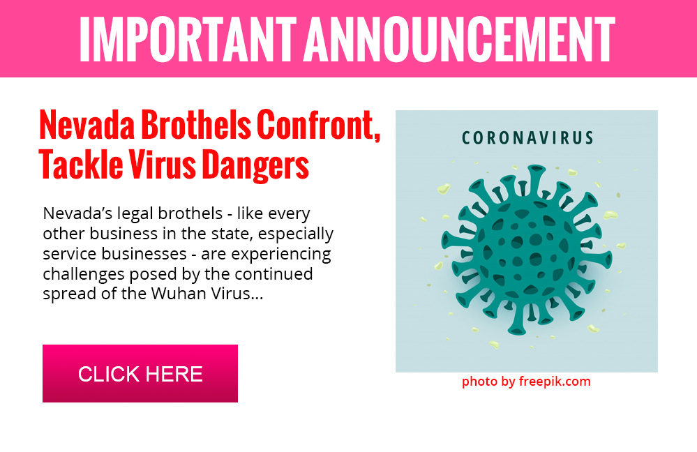 Nevada Brothels Confront, Tackle Virus Dangers