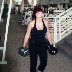 Cumisha Amado at Gym Weight Training