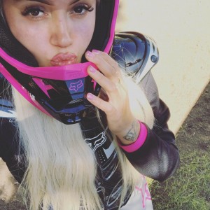 Sexy motocross rider