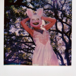 Holly Bean in Easter Polaroids