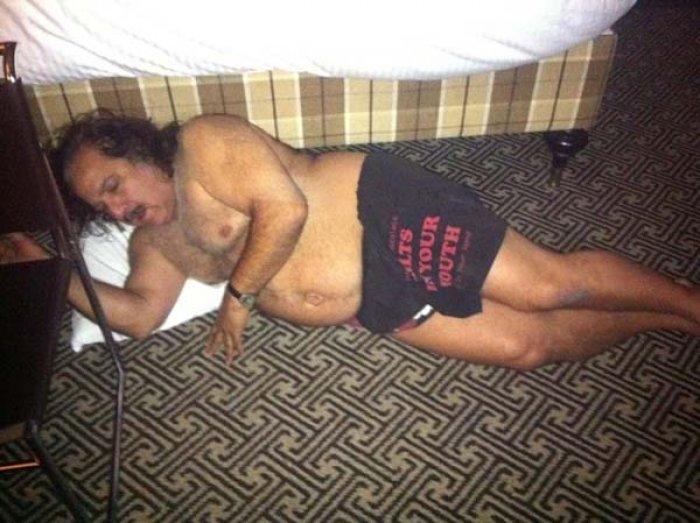 Ron Jeremy too cheap to get a room.jpg