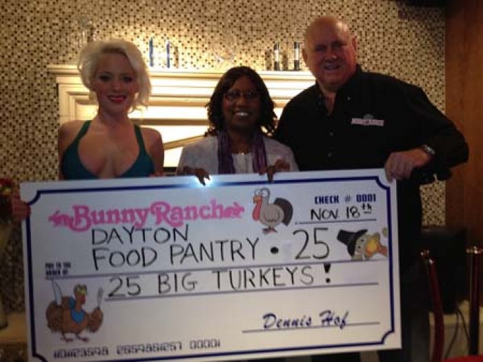 Donating turkeys to Dayton's food pantry.jpg