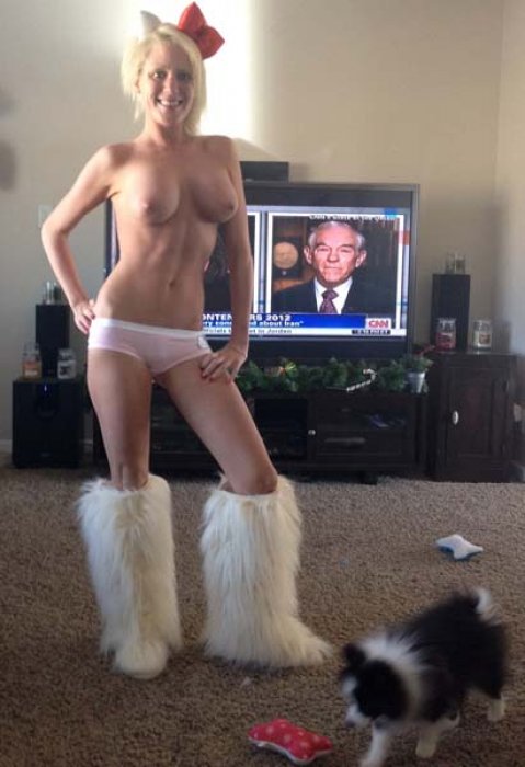Ron Paul enjoying his new supporter.jpg
