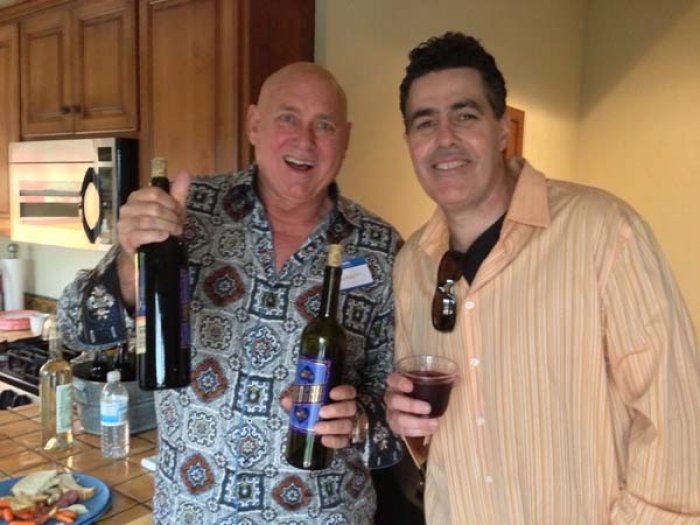 Adam Carolla and D at Adam's House.jpg