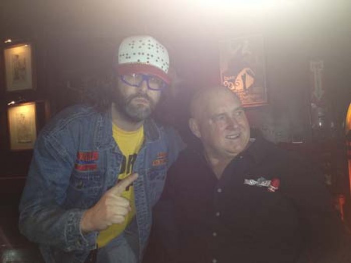 30 Rock's Judah Friedlander with D in NYC.jpg