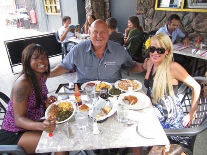 daddy jazzy and cami at sylvia's soul food in harlem.jpg